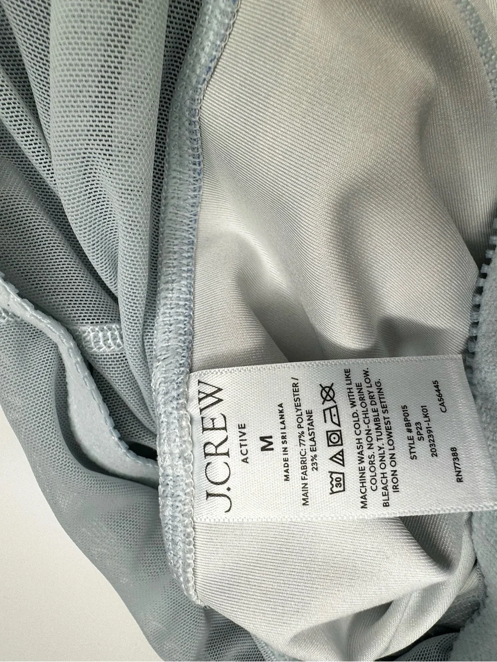 J.Crew Active CloudStretch Side-Slit Sports Dress Mediterranean Navy Medium